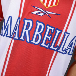 Atlético de Madrid 1999/00 Home Retro Jersey – Vintage Replica Football Soccer S
