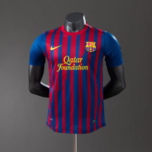 Barcelona 2011/12 Home Player Version Retro Jersey – Vintage Replica Football So