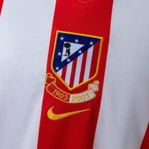 Atletico Madrid 03_04 Centenary Home Jersey – Replica Football Soccer Shirt – S–