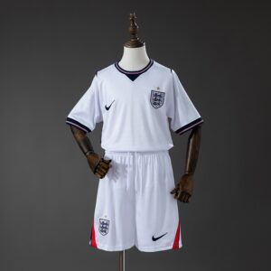 England 2026 Home Kids Kit Jersey – Replica Football Soccer Shirt – Size 16–28