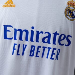 Real Madrid 21_22 Home Retro Jersey – Replica Football Soccer Shirt – S–XXL