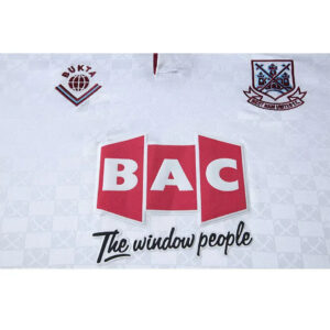 West Ham United 1989/90 Away Retro Jersey – Classic Football Shirt – S–XXL