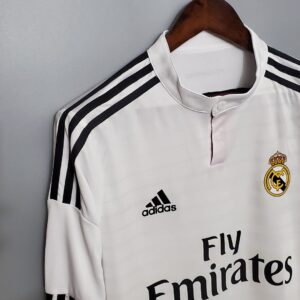 2014/15 Real Madrid Home Long Sleeve Retro Replica S-XXL