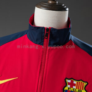 Barcelona 98_00 Retro Windbreaker – Replica Football Soccer Shirt – S–XXL