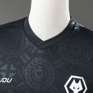 Wolves 25/26 Goalkeeper Jersey Black – Replica Football Soccer Shirt – S–4XL
