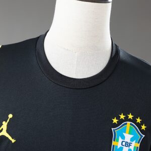 Brazil Jordan Brand Drill Top - Black – Replica Football Soccer Shirt – S–4XL