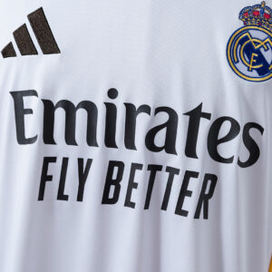 Real Madrid 25/26 Home Long Sleeve Jersey – Replica Football Soccer Shirt – S–4X