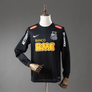 Santos 12_13 Away Long-Sleeve Retro Jersey – Replica Football Soccer Shirt – S–X