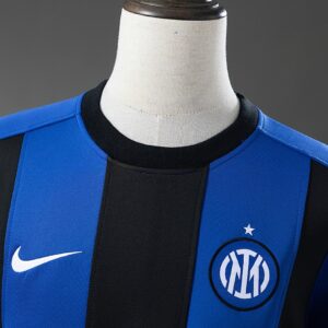 Inter Milan 25/26 Long-Sleeved Sweatshirt – Dark Blue & Black – Replica Football