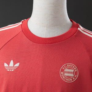 Bayern Munich Adicolor Classics 3-Stripes Red T-Shirt – Replica Football Lifesty