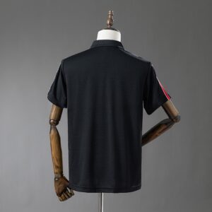 M-U 25_26 POLO - Black – Replica Football Soccer Shirt – S–XXL