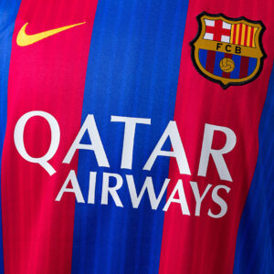 Barcelona 2016/17 Home Retro Jersey – Vintage Replica Football Soccer Shirt – Si