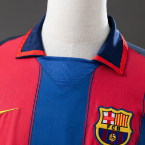 Barcelona 2003/04 Home Retro Jersey – Vintage Replica Football Soccer Shirt – S–