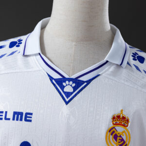 Real Madrid 1996/97 Home Retro Jersey – Vintage Replica Football Soccer Shirt –