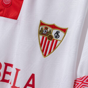 Retro Sevilla 1994/96 Home Jersey – Vintage Replica Football Soccer Shirt – Size