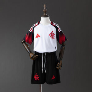 Flamengo 25/26 Away Kids Kit Jersey – Replica Football Soccer Shirt – Size 16–28
