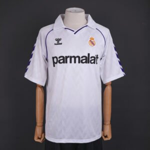 Real Madrid 1988 Home Retro Jersey – Vintage Replica Football Soccer Shirt – S–X