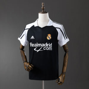 Real Madrid 2001/02 Away Retro Jersey – Vintage Replica Football Soccer Shirt –