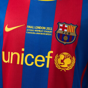 Barcelona 2010/11 Home Retro Jersey – Vintage Replica Football Soccer Shirt – Si