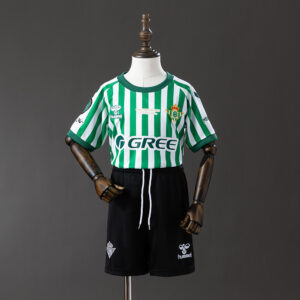 Real Betis 25/26 Pre-match Kids Kit Jersey – Replica Football Soccer Shirt – Siz