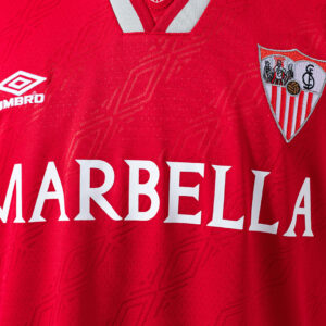 Sevilla 1994/96 Away Retro Jersey – Vintage Replica Football Soccer Shirt – Size
