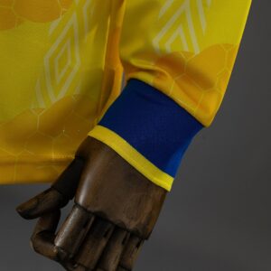 Colombia 1994 Home Retro Long Sleeve Jersey – Replica Football Soccer Shirt – S–