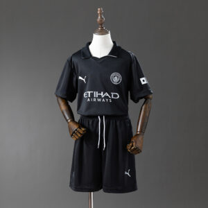 Manchester City 25/26 Away Full Kids Kit Jersey – Replica Football Soccer Shirt