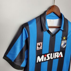 88/90 Inter Milan Home Retro Jersey – Vintage Replica Football Soccer Shirt – S-