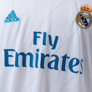 Real Madrid 2017/18 Home Retro Jersey – Vintage Replica Football Soccer Shirt –