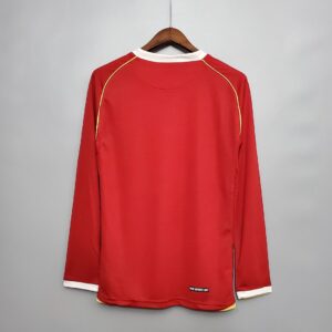 06/07 Manchester United Long Sleeve Home Retro Jersey – Vintage Replica Football