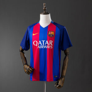 Barcelona 2016/17 Home Retro Jersey – Vintage Replica Football Soccer Shirt – Si