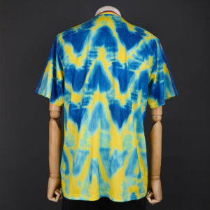 Arsenal 2020/21 Human Race Blue and Yellow Retro Jersey – Classic Football Shirt
