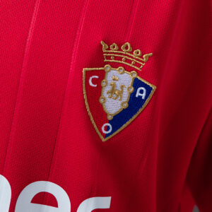 Osasuna 25/26 Home kids kit Jersey – Replica Football Soccer Shirt – Size:16–28