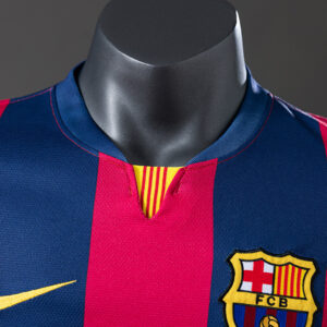 Barcelona 2014/15 Home Long Sleeve Player Version Retro Jersey – Vintage Replica