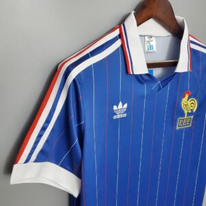 1982 France Home Retro Jersey – Vintage Replica Football Soccer Shirt – S-XXL