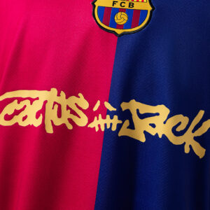 Barcelona 24/25 Home x TRAVIS SCOTT Limited Edition Jersey – Vintage Replica Foo