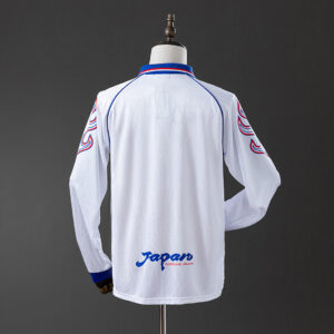 Japan 1998 Away Long Sleeve Retro Jersey – Vintage Replica Football Soccer Shirt