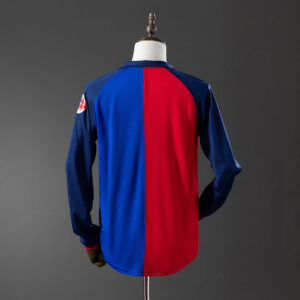 Barcelona 1999/00 Home Retro Long Sleeve Jersey – Vintage Replica Football Socce
