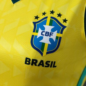 Brazil 2026 Women's Crop Tank Top Home Jersey – Replica Football Soccer Shirt –