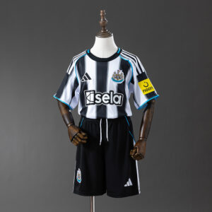 Newcastle United 25/26 Home Full Kids Kit Jersey – Replica Football Soccer Shirt