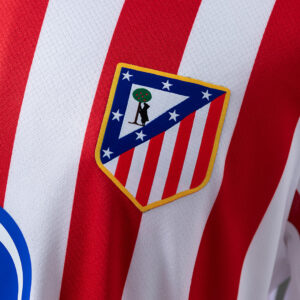 Atletico Madrid 2025/26 Home Long Sleeve Jersey – Replica Football Soccer Shirt