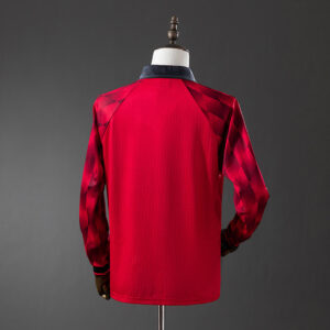 Manchester United 1996/97 Home Long Sleeve Retro Jersey – Classic Football Shirt