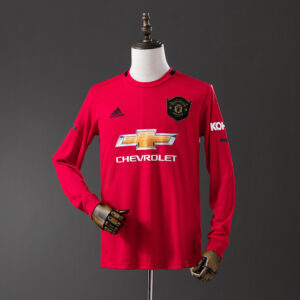 Manchester United 2019/20 Home Long Sleeve Retro Jersey – Classic Football Shirt