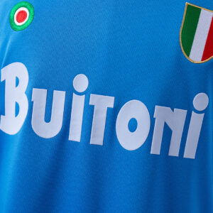 Napoli 1987/88 Home Long Sleeve Retro Jersey – Replica Football Soccer Shirt – S