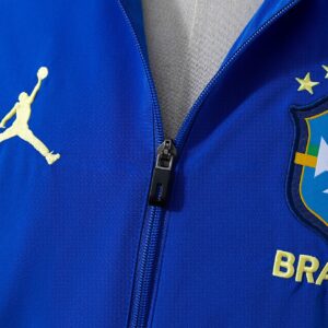 Brazil 2026 Jordan Anthem Jacket Windbreaker – Replica Football Soccer Jacket –