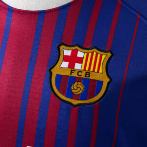 Barcelona 2017/18 Home Long Sleeve Retro Jersey – Vintage Replica Football Socce