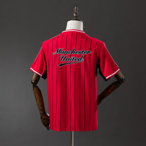 Manchester United 25/26 US Pack Full-Button Baseball Jersey Red – Special Editio