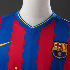 Barcelona 2009/10 Home Long Sleeve Retro Jersey – Vintage Replica Football Socce
