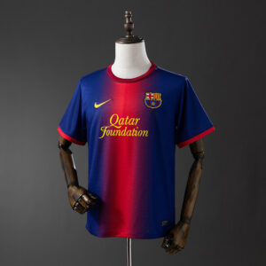 Barcelona 2012/13 Home Retro Jersey – Vintage Replica Football Soccer Shirt – Si