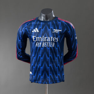 Arsenal 25/26 Away Player Version Long Sleeve Jersey – Replica Football Soccer S